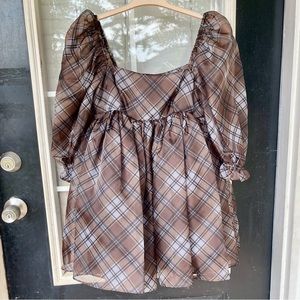 SELKIE PLAID PUFF